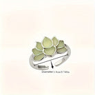 FREE Today: Serenity Purity & Harmony Glow in The Dark Lotus Zinc Alloy Ring - image 8