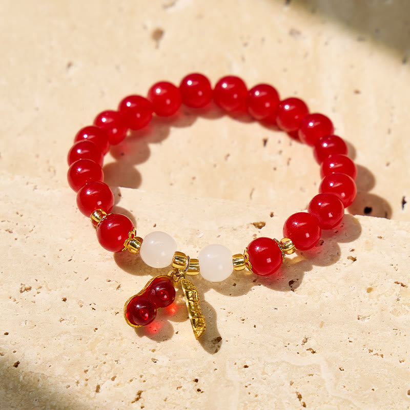 FuAttract Abundance Prosperity & Blessing Peanut Charm Good Fortune Bracelet - image 1