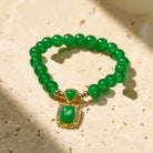 FREE Today: Success Confidence & Prosperity Square Pendant Rising Sun Glaze Beaded Bracelet - image 2