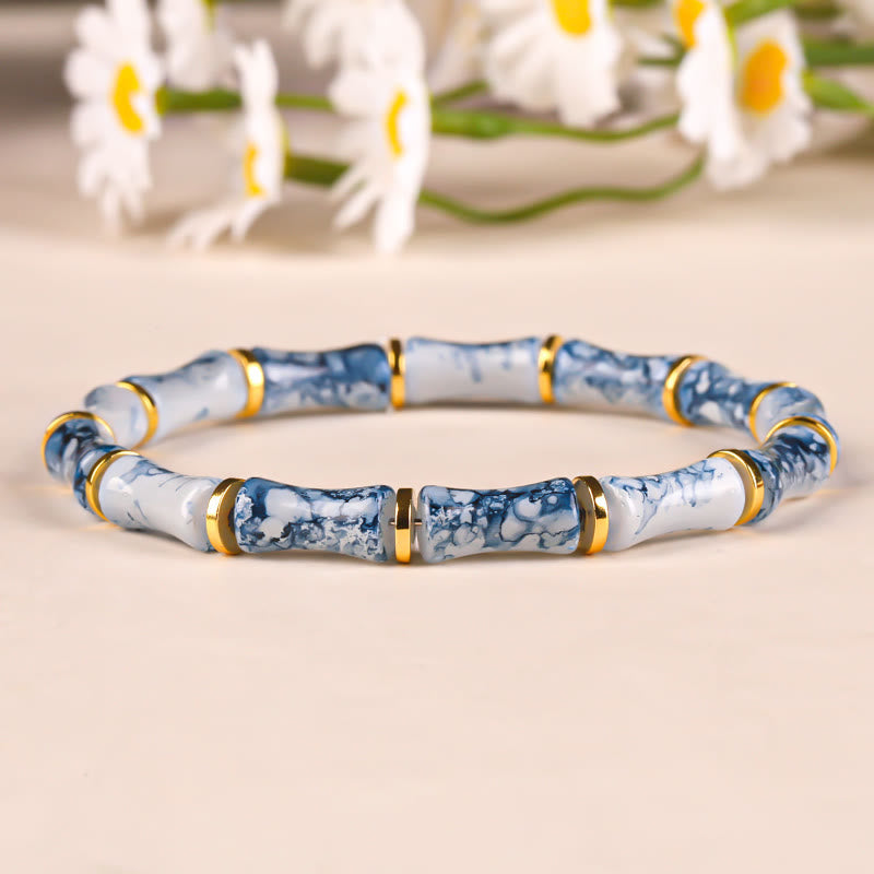 FuAtrract Energy Strength & Wealth Prosperity Crystal Bamboo Knot Bracelet - image 4