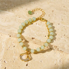 FuAtrract Clarity Positivity & Calm Unconditional Love Glaze Ginkgo Bracelet - image 2