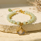 FuAtrract Clarity Positivity & Calm Unconditional Love Glaze Ginkgo Bracelet - image 1