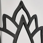 FuAttract Harmony Peace & Serenity Wood Lotus Hollow Design Wooden Corner Shelf Wall Decor - image 12