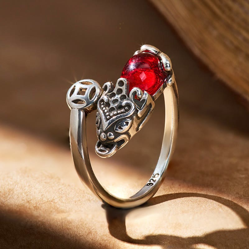 FREE Today: Prosperity Abundance & Fortune Pixiu Design Lucky Wealth Charm Ring - Style 8 - image 14