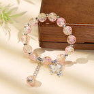 FuAttract Love & Harmony Blue Glaze Beads Butterfly Charm Bracelet - image 8