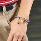 FuAttract Love & Harmony Blue Glaze Beads Butterfly Charm Bracelet - image 17
