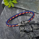 FuAttract Luck Harmony & Traditional Blessings Five Color Cord Stainless Steel Magnetic Clasp Bracelet - image 1