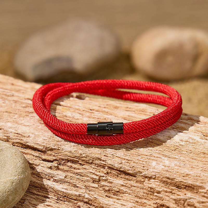 FREE Today:  Stability Strength & Calm Minimalist Braided Cord Double Layer Bracelet - image 2