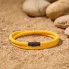 FREE Today:  Stability Strength & Calm Minimalist Braided Cord Double Layer Bracelet - Yellow - image 22