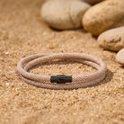 FREE Today:  Stability Strength & Calm Minimalist Braided Cord Double Layer Bracelet - Khaki - image 14
