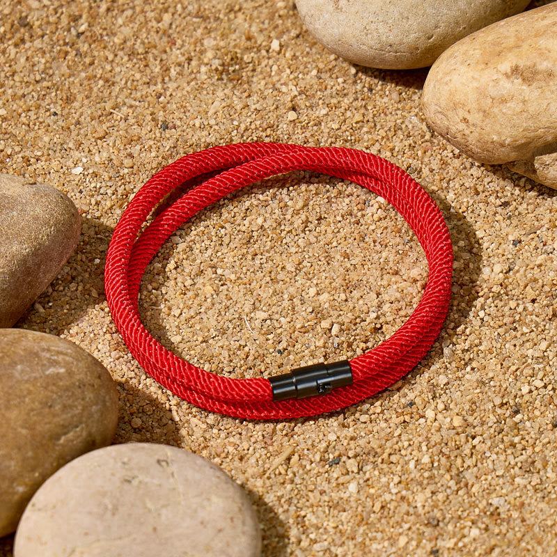 FuAttract Stability Strength & Calm Minimalist Braided Cord Double Layer Bracelet - image 3