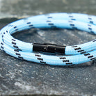 FuAttract Strength Courage & Resilience Stainless Steel Magnetic Clasp Double Layer Sport Outdoor Rope Bracelet - image 3