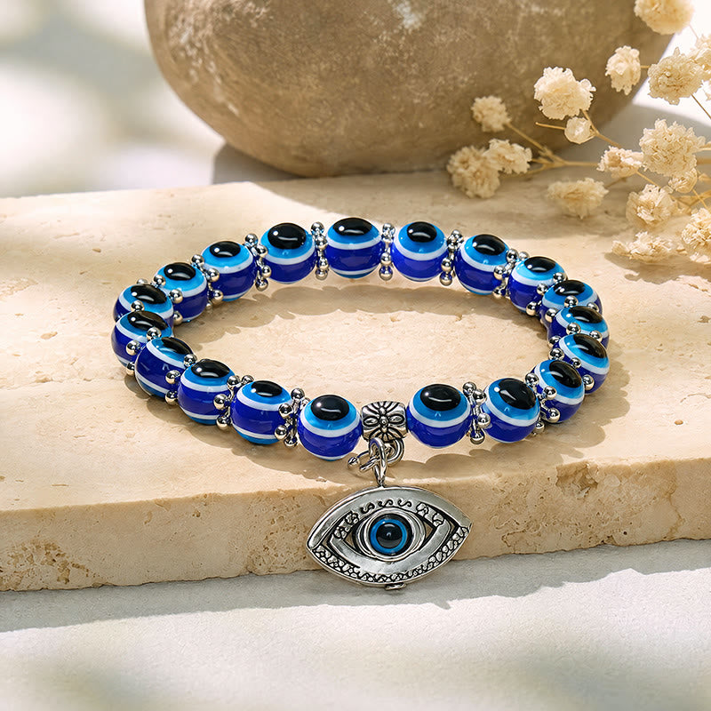 FuAttract Guardian Protection & Spiritual Harmony Hamsa Hand Evil Eye Bracelet - Evil Eye - image 12