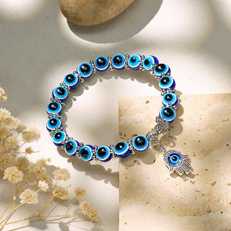FuAttract Guardian Protection & Spiritual Harmony Hamsa Hand Evil Eye Bracelet - image 2