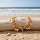 FREE Today: Grace Freedom & Confidence Fashion Butterfly Tassel Double Layer Bracelet - image 2