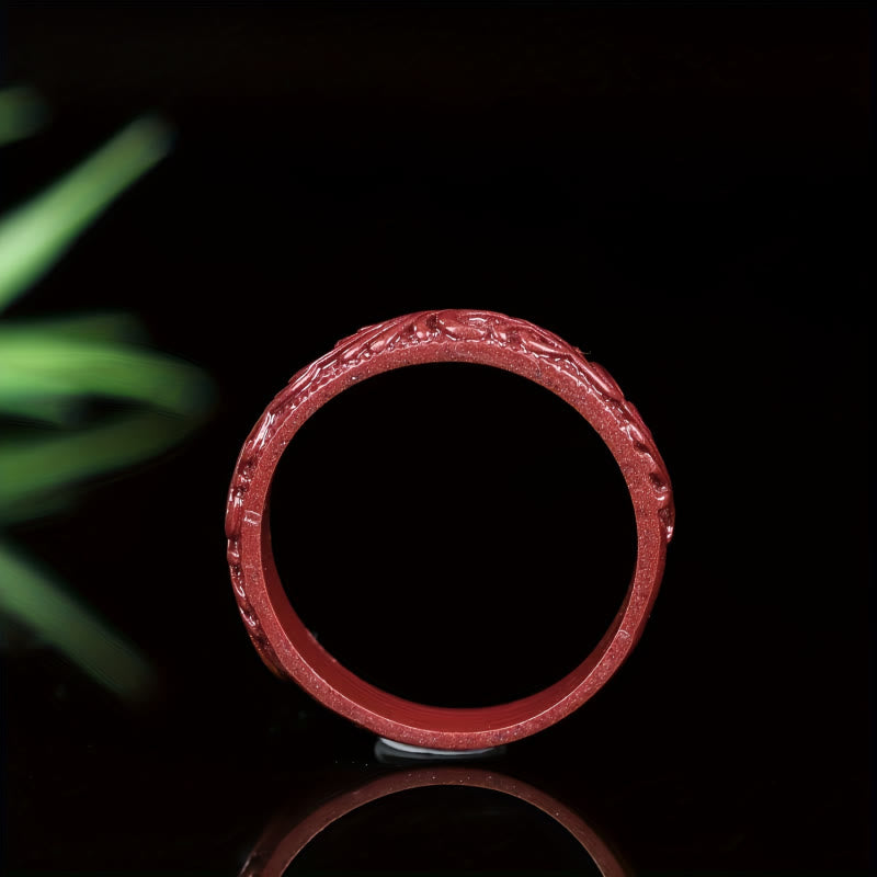 FREE Today: Love Harmony & Eternal Connection Cinnabar Phoenix Tail Couple Ring - image 5