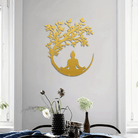 FuAttract Wisdom Serenity & Inner Harmony Tree of Life Meditation Buddha Metal Wall Decor Home Art Decor - image 9