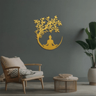 FuAttract Wisdom Serenity & Inner Harmony Tree of Life Meditation Buddha Metal Wall Decor Home Art Decor - image 13