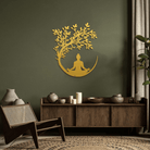 FuAttract Wisdom Serenity & Inner Harmony Tree of Life Meditation Buddha Metal Wall Decor Home Art Decor - image 14
