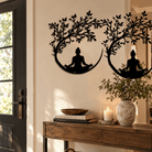 FuAttract Wisdom Serenity & Inner Harmony Tree of Life Meditation Buddha Metal Wall Decor Home Art Decor - image 6