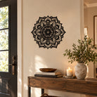 FuAttract Focus Serenity & Alignment Mandala Geometric Symmetry Metal Wall Decor Home Art Decor - image 1