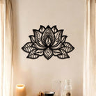 FuAttract Purity Serenity & Elegant Energy Lotus Mandala Metal Wall Decor Home Art Decor - image 1