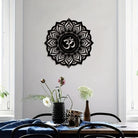 FuAttract Wisdom Serenity & Calm Om Mani Mantra Mandala Meditation Metal Wall Decor Home Art Decor - image 7