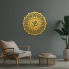 FuAttract Wisdom Serenity & Calm Om Mani Mantra Mandala Meditation Metal Wall Decor Home Art Decor - image 18