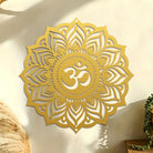FuAttract Wisdom Serenity & Calm Om Mani Mantra Mandala Meditation Metal Wall Decor Home Art Decor - image 10