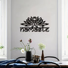 FuAttract Faith Peace & Spiritual Connection Prayer Hands Namaste Metal Wall Decor Home Art Decor - image 1
