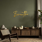 FuAttract Calm Awareness & Clarity Breathe Classic Text Design Metal Wall Decor Home Art Decor - image 14