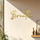FuAttract Calm Awareness & Clarity Breathe Classic Text Design Metal Wall Decor Home Art Decor - image 12