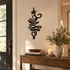 FuAttract Serenity Purity & Wisdom Om Lotus Metal Wall Decor Home Art Decor - image 9