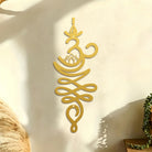FuAttract Serenity Purity & Wisdom Om Lotus Metal Wall Decor Home Art Decor - image 13