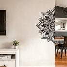 FuAttract Focus Alignment & Creative Half Mandala Design Metal Wall Decor Home Art Decor - image 1