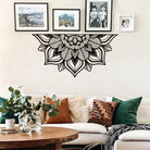 FuAttract Focus Alignment & Creative Half Mandala Design Metal Wall Decor Home Art Decor - image 8