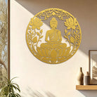 FuAttract Wisdom Serenity & Focus Buddha Lotus Meditation Metal Wall Decor Home Art Decor - image 17