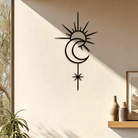 FuAttract Guidance Harmony & Energy Sun & Moon North Star Metal Wall Decor Home Art Decor - image 8