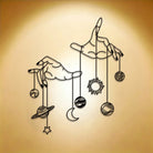FuAttract Harmony & Universal Energy Celestial Hand Planet Sun & Moon  Metal Wall Decor Home Art Decor - image 0