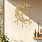 FuAttract Serenity Harmony & Mystic Crescent Moon Mandala Metal Wall Decor Home Art Decor - image 19