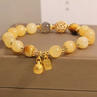 FuAttract Fortune Prosperity & Wealth Yellow Jade Pixiu Fu Character Bracelet - image 4