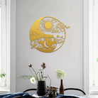 FuAttract Balance Harmony & Energy Yin Yang Sun & Moon  Metal Wall Decor Home Art Decor - image 21