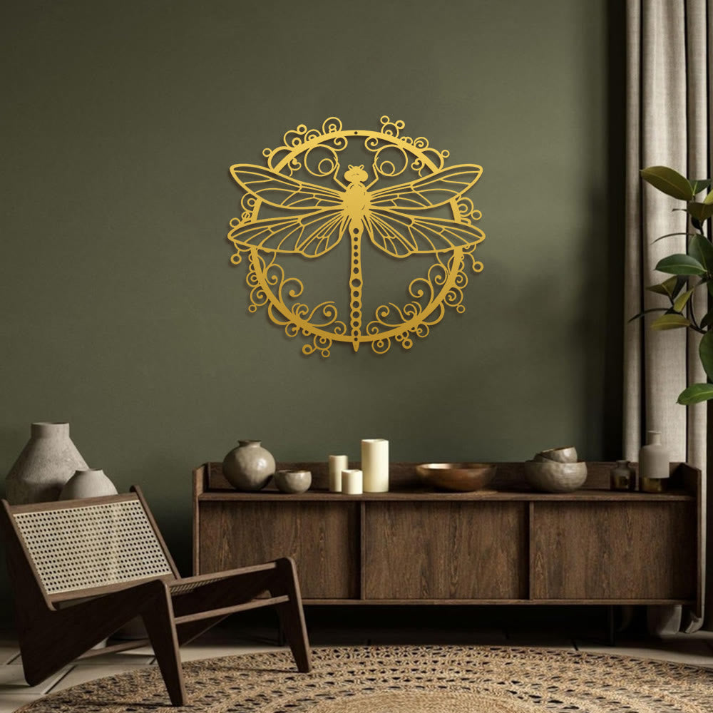 FuAttract Elegance Harmony & Graceful Dragonfly Metal Wall Decor Home Art Decor - image 20
