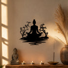  Fuattract Harmony & Spiritual Balance Buddha Zen Metal Wall Decor Home Art Decor - image 1