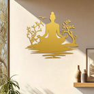  Fuattract Harmony & Spiritual Balance Buddha Zen Metal Wall Decor Home Art Decor - image 12