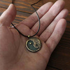 FuAttract Serenity Protection & Spiritual Energy Zinc Alloy Yin Yang Tai Chi Bagua Necklace - image 3