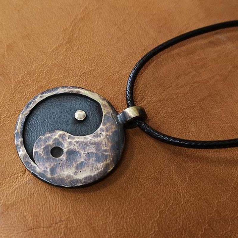FuAttract Serenity Protection & Spiritual Energy Zinc Alloy Yin Yang Tai Chi Bagua Necklace - image 1