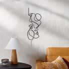 FuAttract Harmony Serenity & Artistic Energy Abstract Face Silhouette Metal Wall Decor Home Art Decor - image 1
