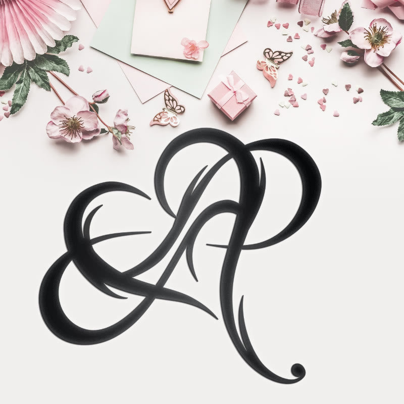 FuAttract Love Eternity & Endless Connection Heart Infinity Metal Wall Decor Home Art Decor - image 2