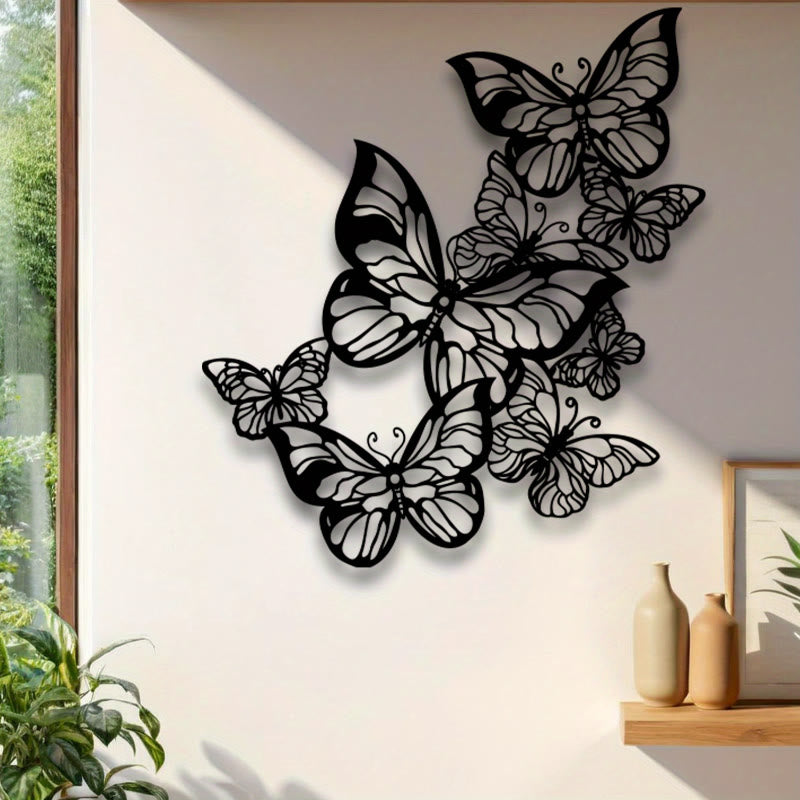 FuAttract Elegance Freedom & Harmonious Butterfly Metal Wall Decor Home Art Decor - image 8